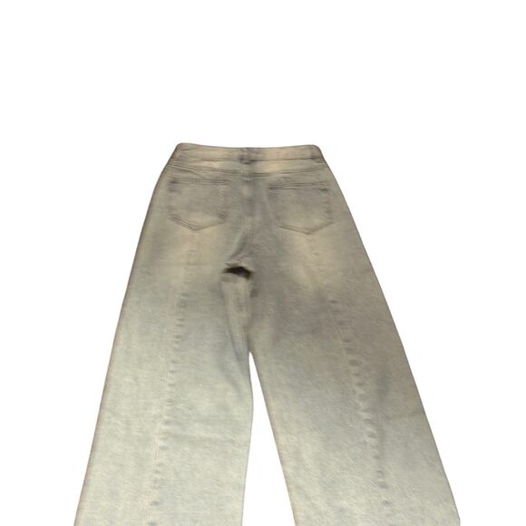 Commense Women's XSmall Light Wash Blue Wide Leg High Rise Denim Jeans - Picture 11 of 15